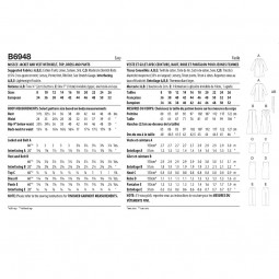 Patron Butterick 6948 - Ensemble femme