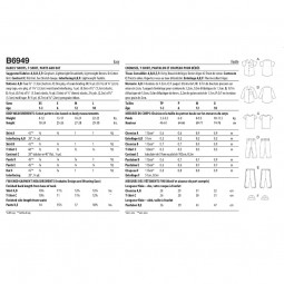 Patron Butterick 6949 - pantalon et t-shirt bébé