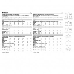 Patron Butterick 6951 - Ensemble enfant