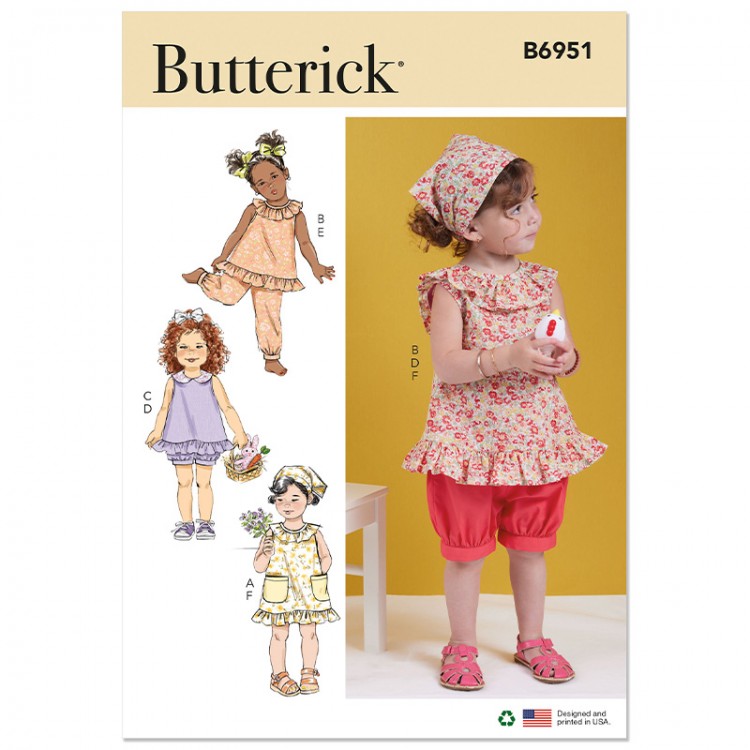Patron Butterick 6951 - Ensemble enfant