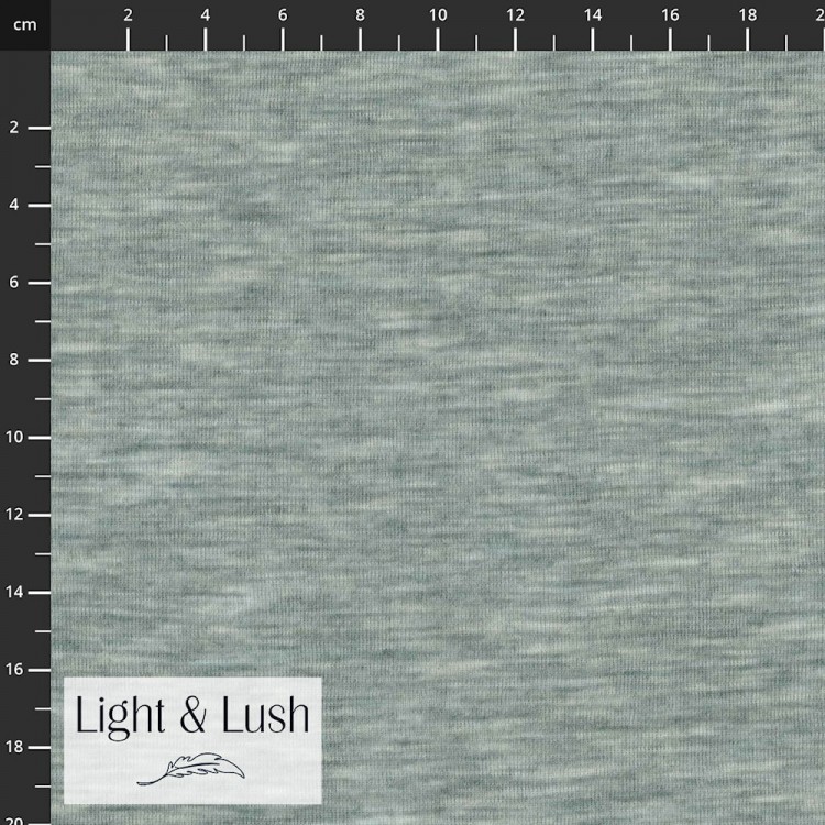 Tissu jersey de laine - Gris chiné