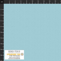 Tissu faux uni - Petits points - Glacier