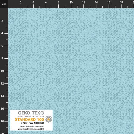 Tissu faux uni - Petits points - Glacier