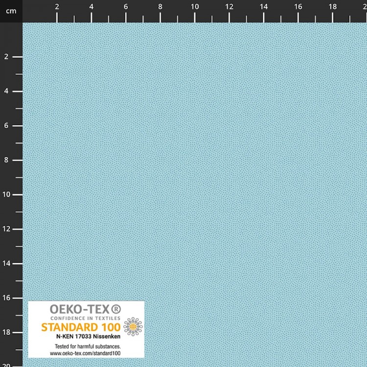 Tissu faux uni - Petits points - Glacier