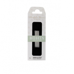 Aiguilles à coudre les perles n°10 Bohin