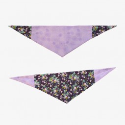 Kit de couture - Petit chèche fleur violet