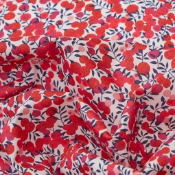 Tissu Liberty® - Wiltshire rouge Fuchsia