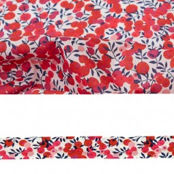 Biais Liberty® - Wiltshire rouge fuchsia