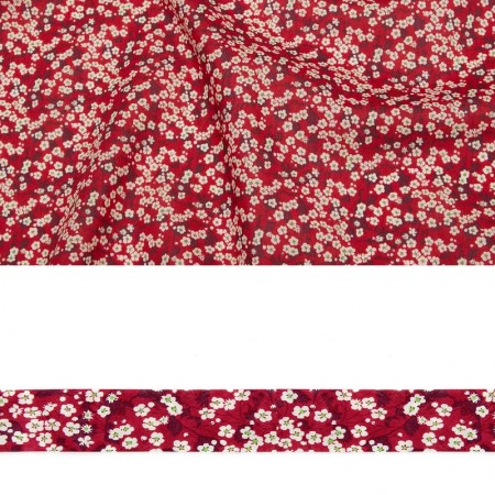 Biais Liberty® - Mitsi valeria rouge