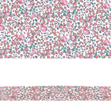 Biais Liberty® - Eloise rose