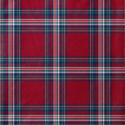 Tissu polaire doudou double face - Norwy rouge Marine