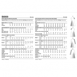 Patron Butterick 6959 - Robe