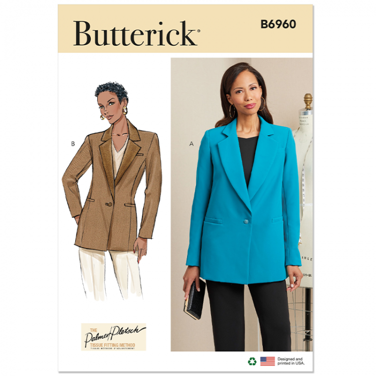 Patron Butterick 6960 - Veste blazer