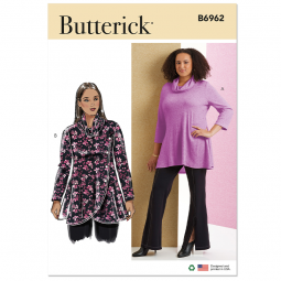 Patron Butterick 6962 - Pull tunique