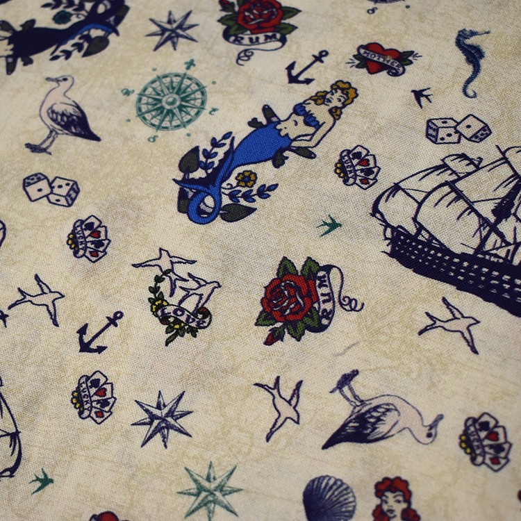 Tissu fantaisie - Pirate