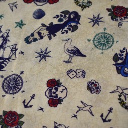 Tissu fantaisie - Pirate