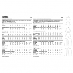 Patron Butterick 6966 - T-shirt et pantalon