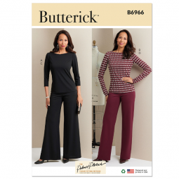 Patron Butterick 6966 - T-shirt et pantalon