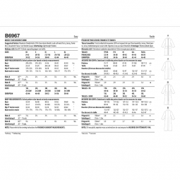 Patron Butterick 6967 - Peignoir femme