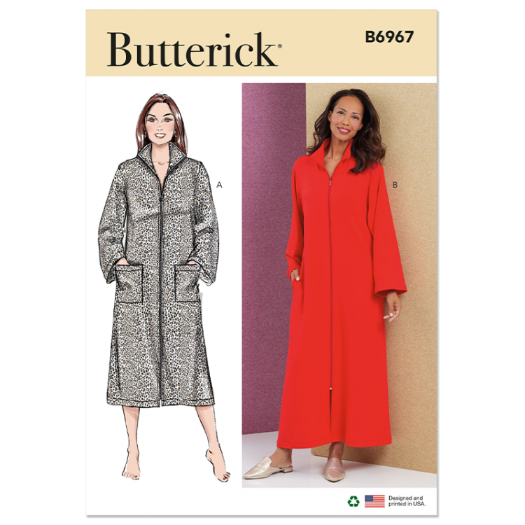 Patron Butterick 6967 - Peignoir femme