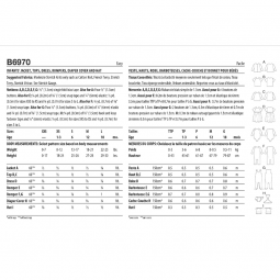 Patron Butterick 6970 - Ensemble bébé