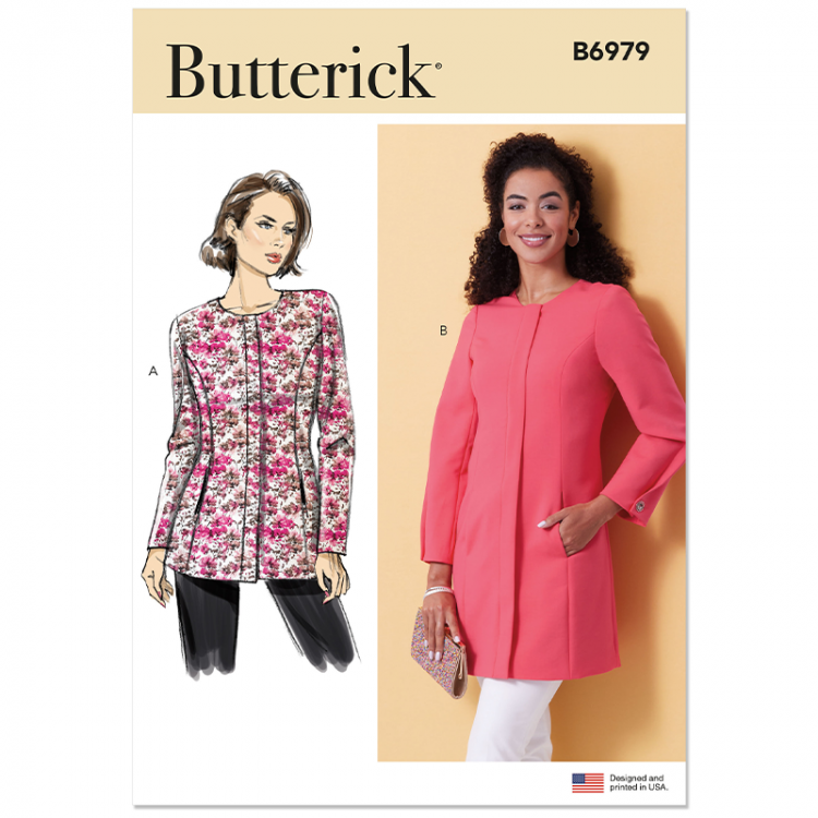 Patron Butterick 6979 - Veste