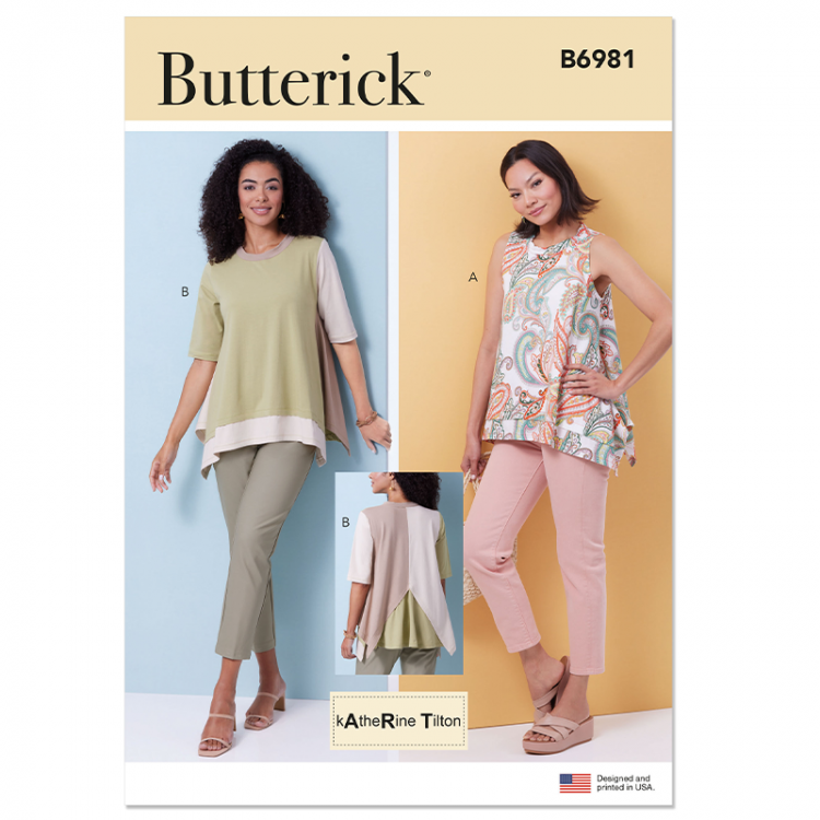 Patron Butterick 6981 - Top ample
