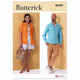 Patron Butterick 6984 - Chemise mixte