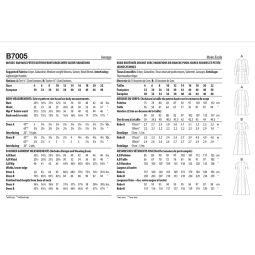 Patron Butterick 7005 - Robe