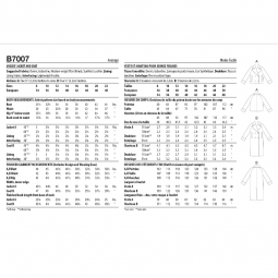 Patron Butterick 7007 - Manteau caban