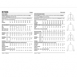 Patron Butterick 7008 - Veste