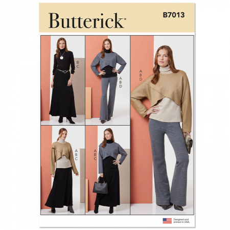 Patron Butterick 7013 - Ensemble femme