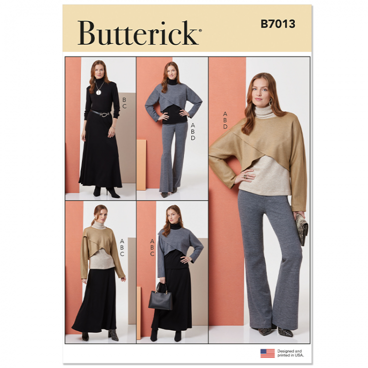 Patron Butterick 7013 - Ensemble femme