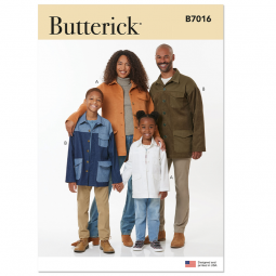 Patron Butterick 7016 - Veste pour toute la famille