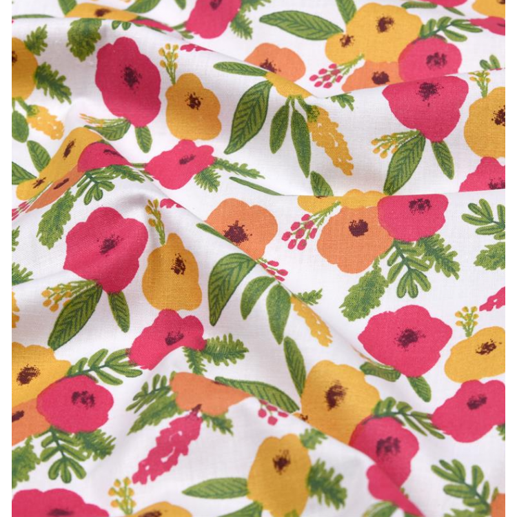 Tissu coton - Isaure Framboise