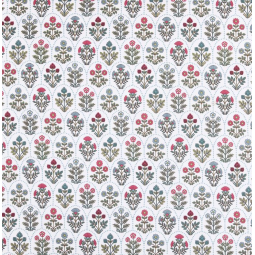 Tissu coton - Saphir multicolore