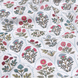 Tissu coton - Saphir multicolore
