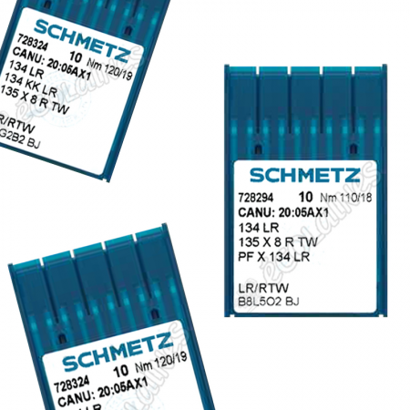 Aiguilles machine à coudre industrielle Schmetz Cuir