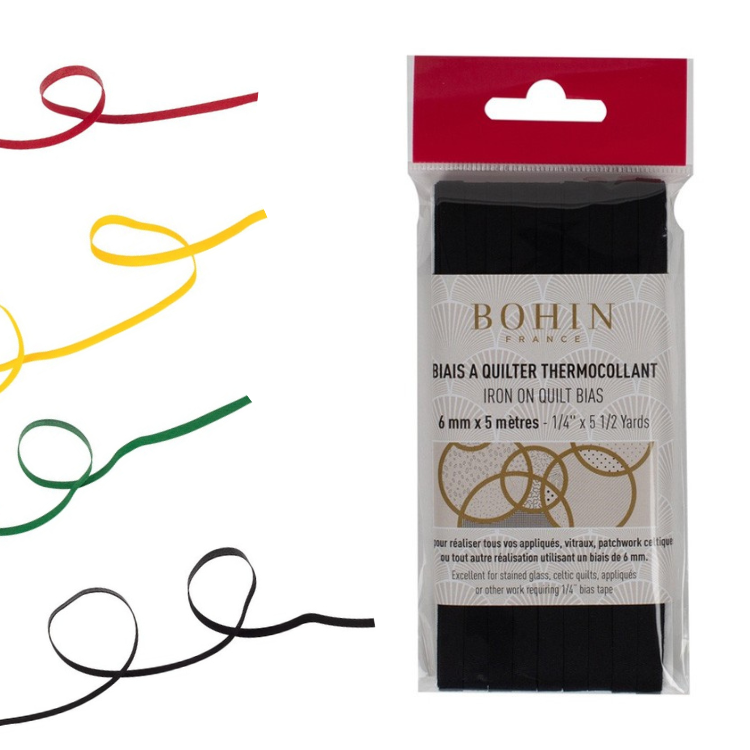 Biais thermocollant 6 mm x 5 m Bohin