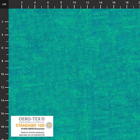 Tissu faux uni Melange - Lagon