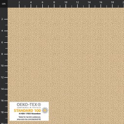 Tissu faux uni - Petit points Beige