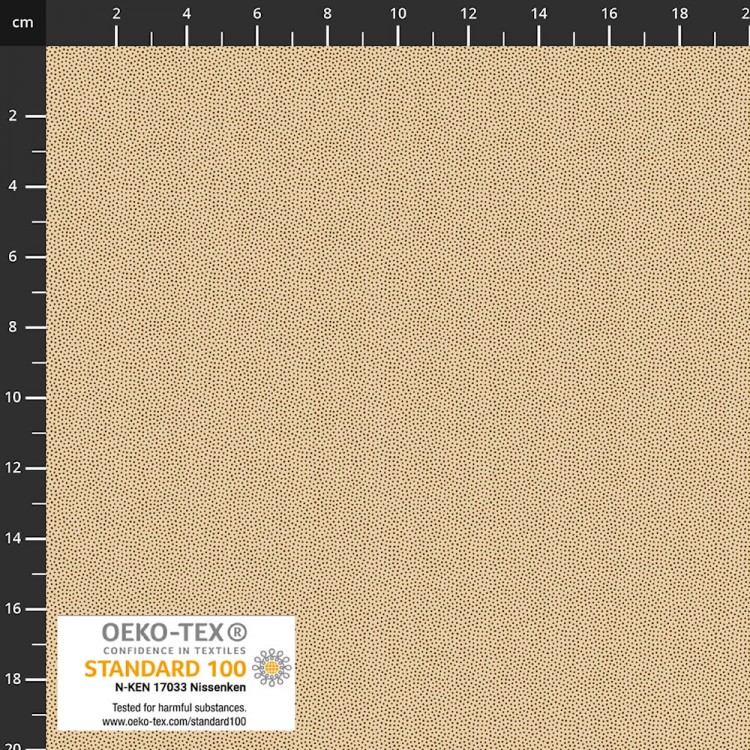 Tissu faux uni - Petit points Beige