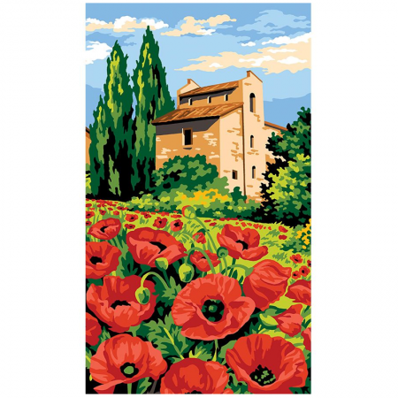 Canevas Margot de Paris - Pierres et Coquelicots