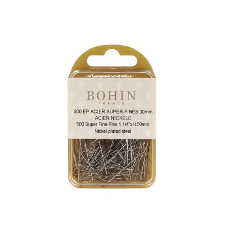 Épingles acier super fines x500 Bohin
