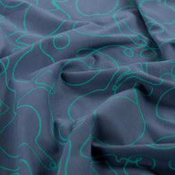 Tissu jersey sweat French Terry - Tennis