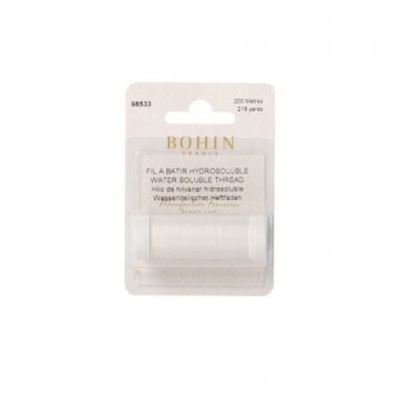 Fil à bâtir hydrosoluble Bohin