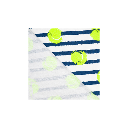 Tissu jersey sweat French Terry - Neon tennis