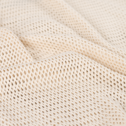 Tissu Maille ajourée - Ecru