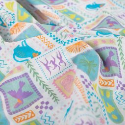 Tissu voile de coton - Cuba