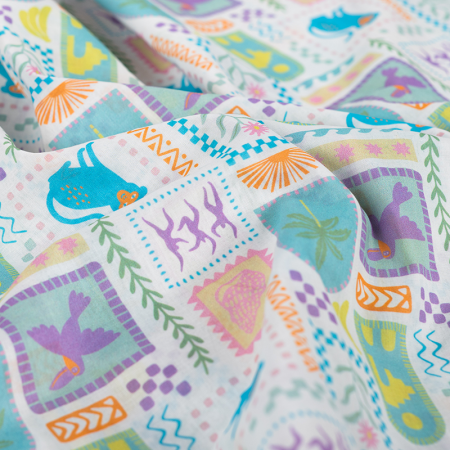 Tissu voile de coton - Cuba